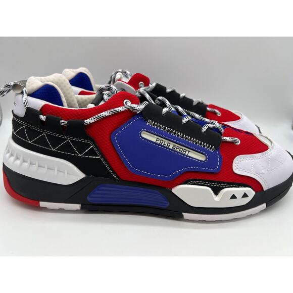 Polo Ralph Lauren PS200 SK HTL Men\'s Red Blue White Shoes Size 14 NEW main image 12